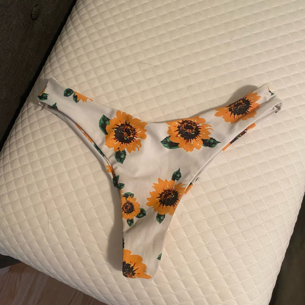 Sunflower cheeky bikini bottom